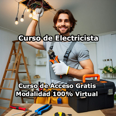 Curso de Electricista Modalidad 100% Virtual de Acceso Gratis