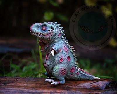 Las terroríficas esculturas dinosaurianas de Jennifer Sloan Las terroríficas esculturas dinosaurianas de Jennifer Sloan