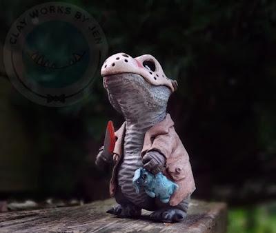 Las terroríficas esculturas dinosaurianas de Jennifer Sloan Las terroríficas esculturas dinosaurianas de Jennifer Sloan