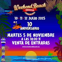 Primeros datos del Weekend Beach Festival 2025