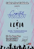 Directo de Capital Voskov y Leria en Mardi Gras con Noel Turbulencias por Galicia MusiCalidade