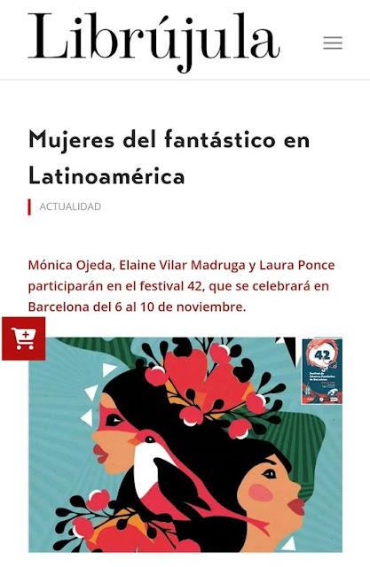 Mujeres del fantástico en Latinoamérica en Librújuja