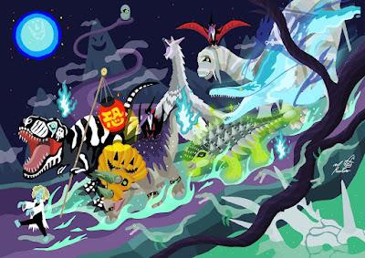 Unas cuantas ilustraciones halloweenescas... (VI)