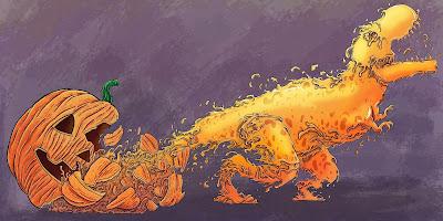 Unas cuantas ilustraciones halloweenescas... (VI)