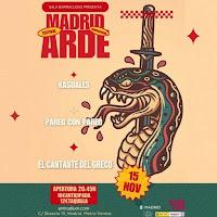 Concierto de Kasuales, Pared con Pared y Cantantante del Greco en Sala Barracudas