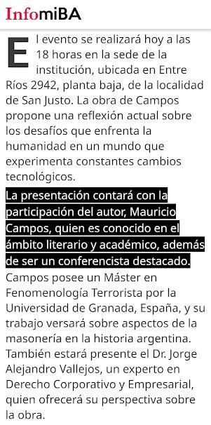 Presentación del libro Masones y Nuevo Humanismo