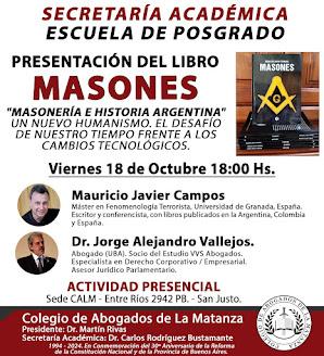 Presentación del libro Masones y Nuevo Humanismo