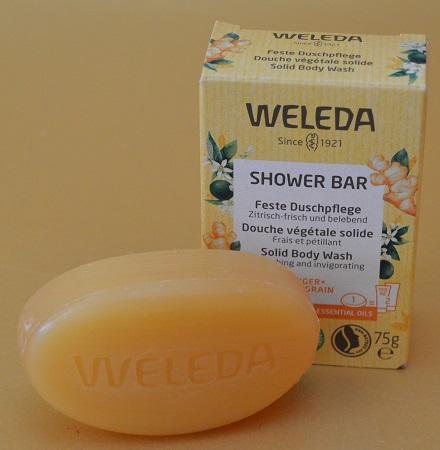 Jabón de Ducha Solido “Shower Bar Ginger & Petitgrain” de WELEDA Jabón de Ducha Solido “Shower Bar Ginger & Petitgrain” de WELEDA