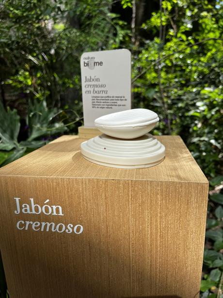 Jabón cremoso Biome natura en barra vegano siberica precio cómo se usa opinión