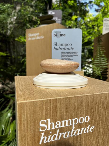 Shampoo en barra hidratante Biome natura Natura Biome Brasil siberica accesorio bioresina shampoo en barra acondicionador jabón cuerpo exfoliante vegano cómo se usa precio locales