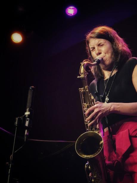 Melissa Aldana © Photo by Joan Carles Abelenda FOTO-MELISSA ALDANA: Foto del concierto MELISSA ALDANA QUARTET en el Conservatori del Liceu (Barcelona)