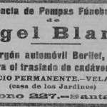 1918:Pompas fúnebres Ángel Blanco