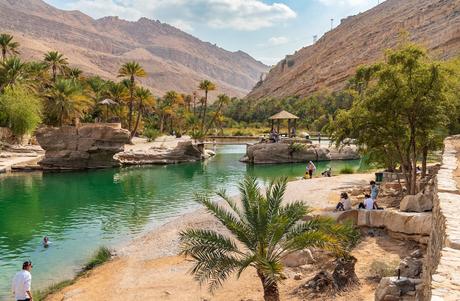 8 oasis en el desierto más bellos del mundo Wadi Bani Khalid