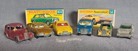 Modelos de autos ingleses de cuatro puertas de Husky y Matchbox Modelos de autos ingleses de cuatro puertas de Husky y Matchbox