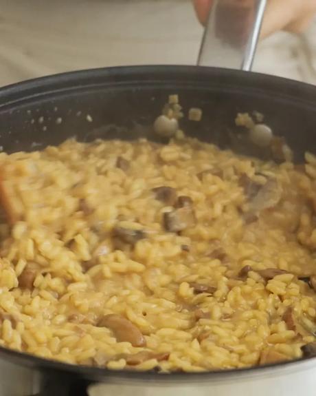mantecatura risotto