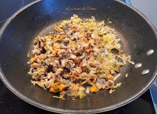 Brótola con crema de mejillones