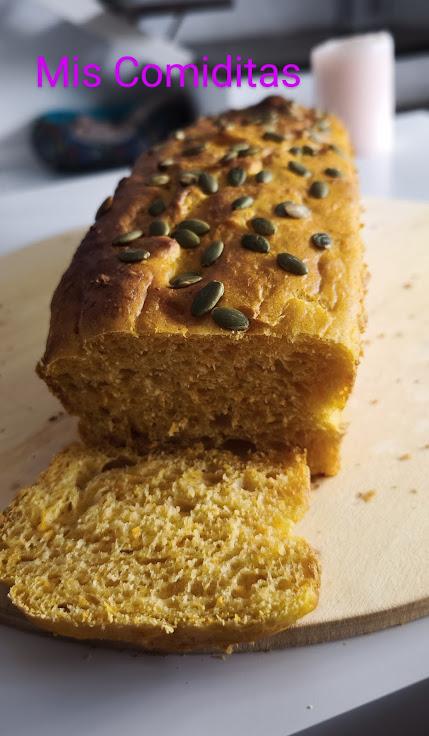 PAN DE MOLDE DE CALABAZA