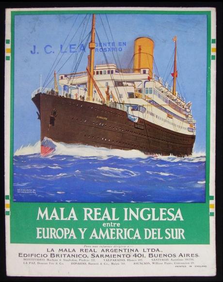 Mala Real Inglesa: vapores entre Santander y la República Argentina
