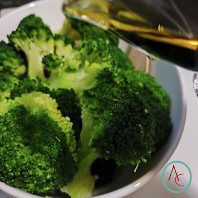 Brócoli Hervido con aliño de Vinagreta