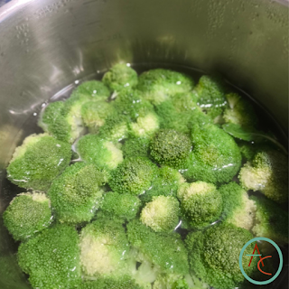 Brócoli Hervido con aliño de Vinagreta