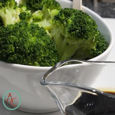 Brócoli Hervido con aliño de Vinagreta