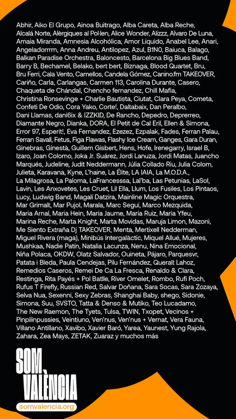 SOM VALÈNCIA: CONCIERTOS SOLIDARIOS POR LA DANA