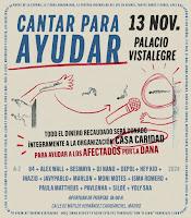 Cantar Para Ayudar se celebrará el 13/11 en el Palacio Vistalegre con un show para ayudar a los afectados por la DANA