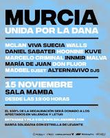 Murcia unida por la Dana en Sala Mamba