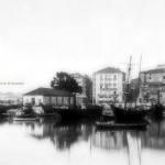 1891: El muelle de Naos o de las Naos, con el Castillo de San Felipe al fondo