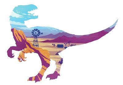 Los dinopaisajes de Clemence Dupont