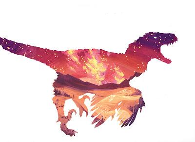 Los dinopaisajes de Clemence Dupont