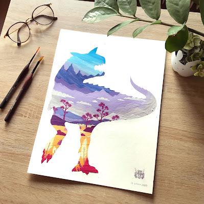 Los dinopaisajes de Clemence Dupont