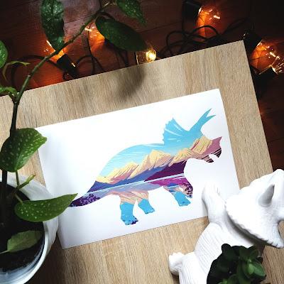 Los dinopaisajes de Clemence Dupont