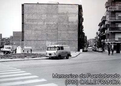 Calle Francia en 1980