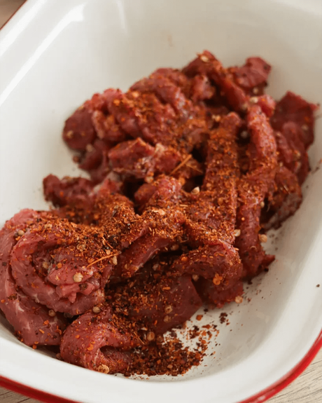 condimentar la carne