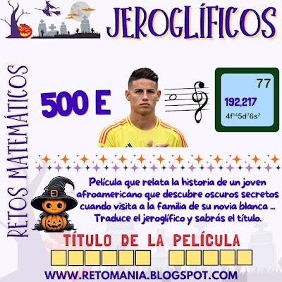 Desafíos matemáticos, Retos matemáticos, Problemas matemáticos, Problemas de Ingenio, Retos visuales, Acertijos visuales, Retos mentales, Jeroglíficos, Jeroglíficos Educativos, Jeroglíficos Halloween, Halloween, Noche de Brujas, Día de los Niños, Día de los muertos