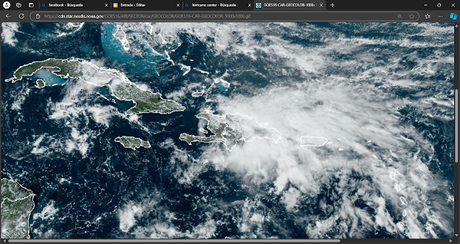 Siguen las lluvias en RD, porque sistemas que se van y otros que llegan.