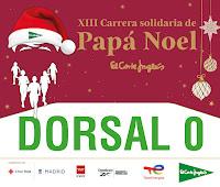 XIII CARRERA SOLIDARIA DE PAPÁ NOEL EL CORTE INGLÉS