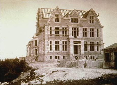 El Palacio de la Magdalena en construcción