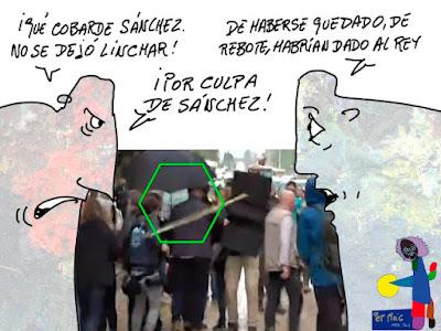 Las cinco horas en blanco de Mazón, lapso en que la DANA descargó en Valencia.