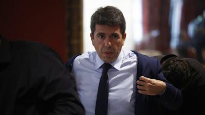 Las cinco horas en blanco de Mazón, lapso en que la DANA descargó en Valencia.