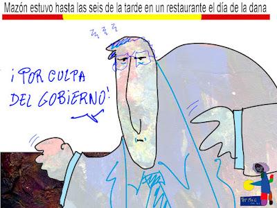 Las cinco horas en blanco de Mazón, lapso en que la DANA descargó en Valencia.