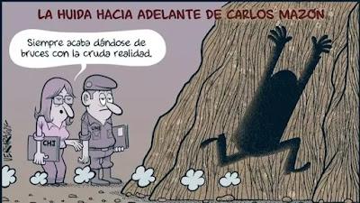 Las cinco horas en blanco de Mazón, lapso en que la DANA descargó en Valencia.