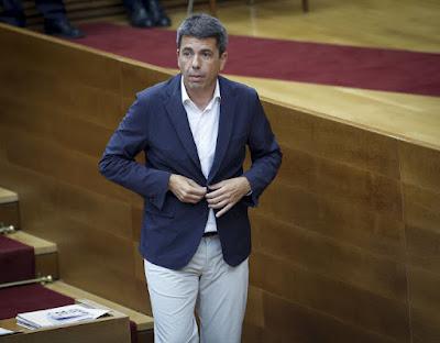 Las cinco horas en blanco de Mazón, lapso en que la DANA descargó en Valencia.