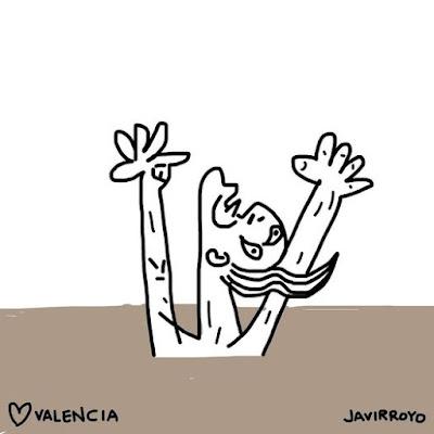 Las cinco horas en blanco de Mazón, lapso en que la DANA descargó en Valencia.