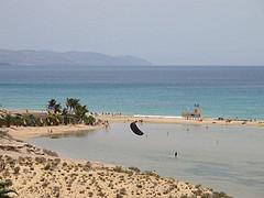 Laguna en la Playa de Sotavento