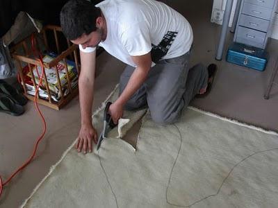 Cómo transferir una imagen a una alfombra