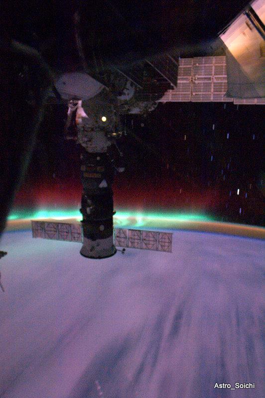 Aurora desde la ISS
