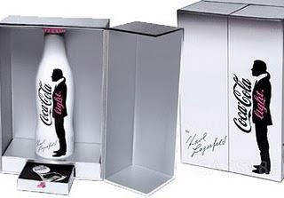 Karl Lagerfeld diseña una botella para Coca Cola Light