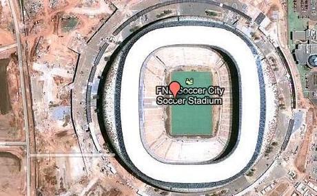 Los estadios donde jugará España en Google Maps